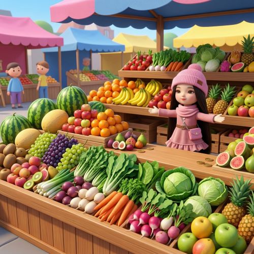 Идём на рынок за свежими продуктами